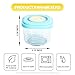 Tasttin Baby Food Containers - 5 oz Food and Snack Storage Jars with Sealing Lids, Safe and Durable, Freezer, Microwave and Dishwasher Safe