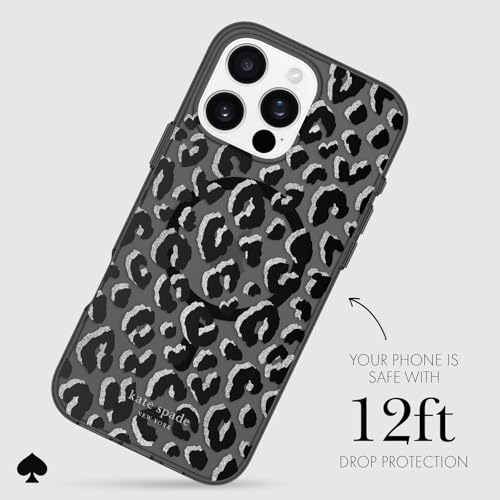 Coque iPhone 16 Pro Max MagSafe antichoc design léopard chic