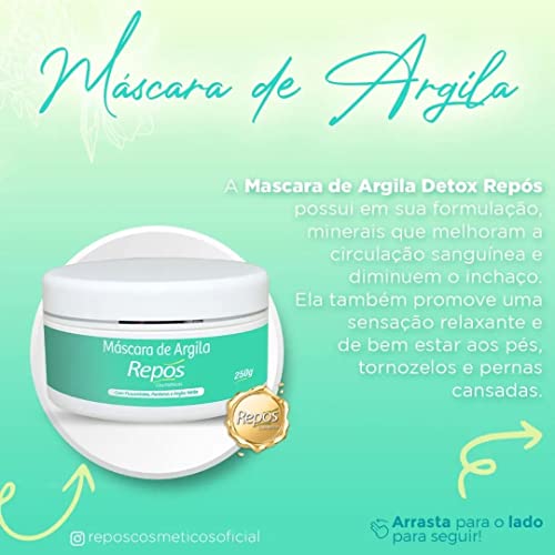 Máscara Argila Detox 250g - Repos