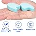 YXCCSE 12 Pack Foam Toe Separators for Women and Men, Breathable Foam Toe Spacers for Overlapping Women Men Relief Friction Hammer and Prevent Corn