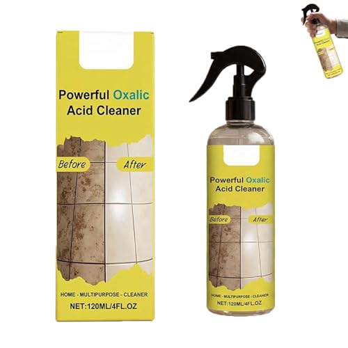 Powerful Oxalic Acid Cleaner, Powerful Stain Removal Spray for Bathroom,