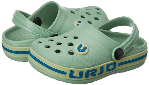 Image of URJO Streak Kid's Clogs /Sandals with Adjustable Back Strap Ultra Soft & Flexibility Anti Skid Comfortable Waterproof Daily Mules Clogs /Sandals Boy's & Girl's