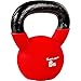 Movit® Kettlebell PRO, Kugelhantel aus Gusseisen mit Neoprenbeschichtung, 12 Varianten: 2 bis 24 kg, schadstoffgeprüft, Schwunghantel Kugelgewicht