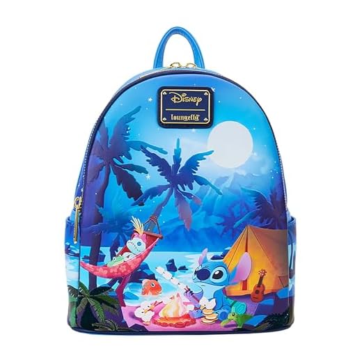 Loungefly Disney Stitch Camping Mini Backpack