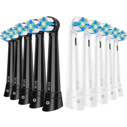 10er Aufsteckbürsten Kompatibel mit Oral B IO Zahnbürste Elektrische, IO Zahnbürste Aufsätze Kompatibel mit Oral B IO 3N...
