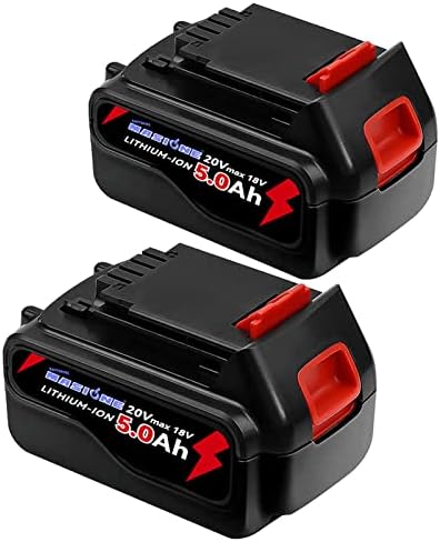 Masione 2Pack 5.0ah Lithium Ion Battery 