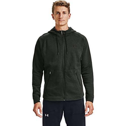 Sweat shirt Under Armour CHARGED COTTON FLEECE FULL ZIP EU - vue 4
