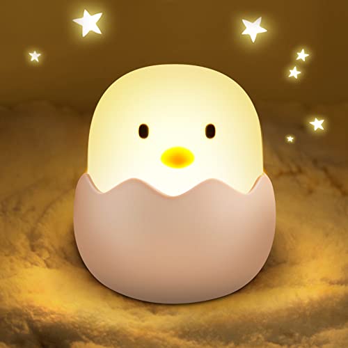 iKALULA LED Nachtlicht Kinder, Nachtlicht Baby Stilllicht Dimmbar Touch Baby Nachtlampe, Tragbare USB Aufladbar,Baby Nachtleuchte für Babyzimmer, Schlafzimmer Cover