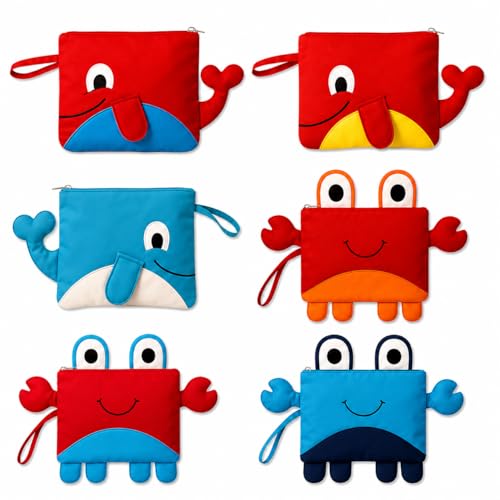 Image of Kids Swimming Bag | Mini Travel for Preschool, Nursery, Beach | Wet & Dry Separation Storage for Boys & Girls Clothes (Assorted Pack) (6)