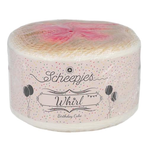 Image of Scheepjes Whirl Birthday Cake Yarn 1 x 1094 yd (1000 m) - 797 Cutie Pie Cotton /Acrylic Gradient