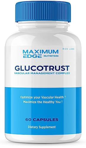 rize labs - Glucotrust Supplement Capsules Advanced Balance Max Formula Complex Blend Edge (60 Capsules)
