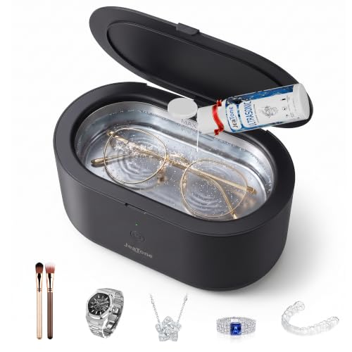 JeaTone 600ML Ultrasonic Cleaner with 50ml Jewelry Cleaner Solution