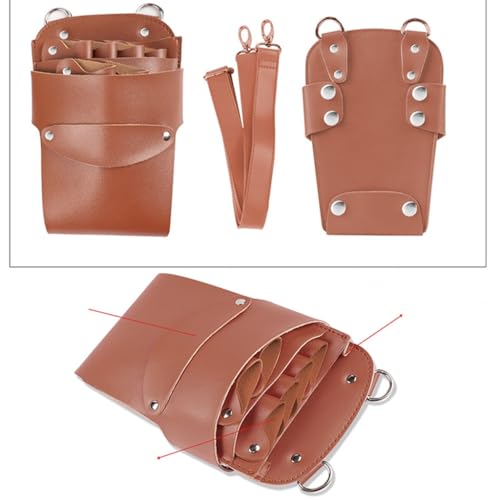 Pochette portable pour ciseaux de coiffure protégeant le matériel du coiffeur