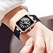 OLEVS Watch for Women Waterproof Luminous Easy to Read Analog Casual Fashion Watches Rose Gold&Black