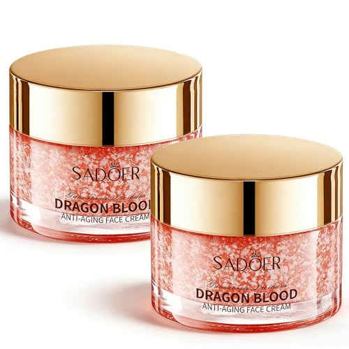 Retinol Placenta Dragon Blood Cream, With Collagen and Hyaluronic Acid, Reduces the Appearance of Dry Skin and Dark Spots While 