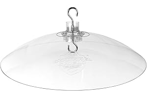 Squirrel Shield 16-Inch Large Squirrel Baffle: Ultimate Squirrel Deterrent for Hanging and Pole-Mounted Bird Feeders
