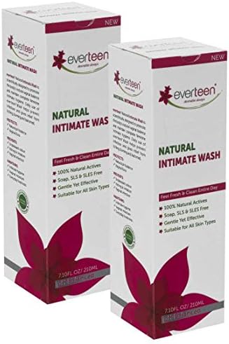 Natural Intimate Wash for Feminine Hygiene in Women – 2 Packs (210ml Each)