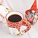 Komiikka Funny Hand-painted Ceramic Mug Best Birthday Christmas Gift for Kids and Friends (Giraffe)