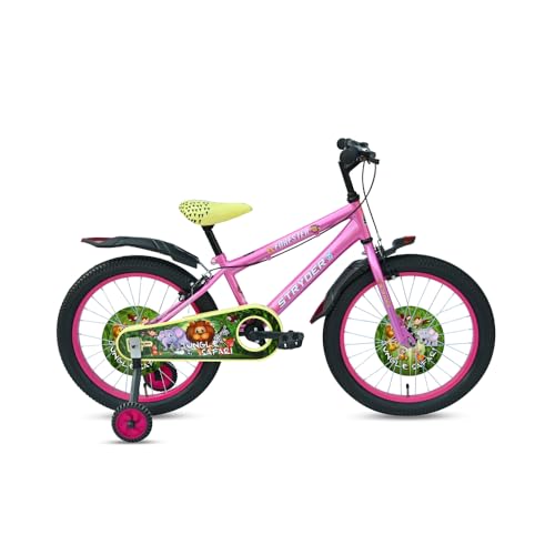 Image of Stryder Forester 20-Inch BMX Cycle for Kids | Sturdy Steel Frame | C Brakes | Rigid Suspension | Nylon Tyres | Suitable for Ages 7-13 Years | (Colour- Pink)