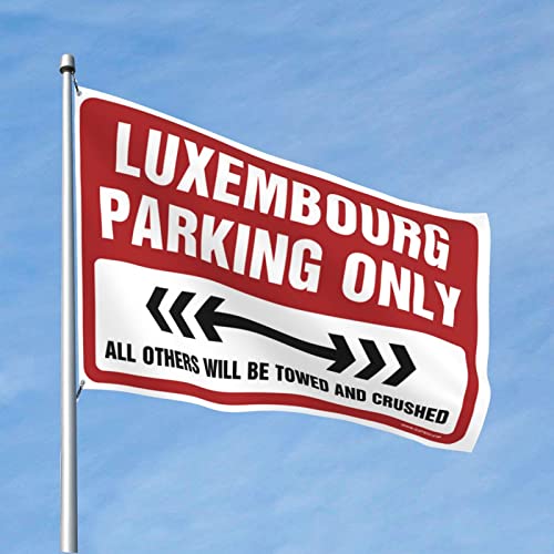 Drapeau Luxembourg de porche décoratif et durable, format XL 152 x 244 cm