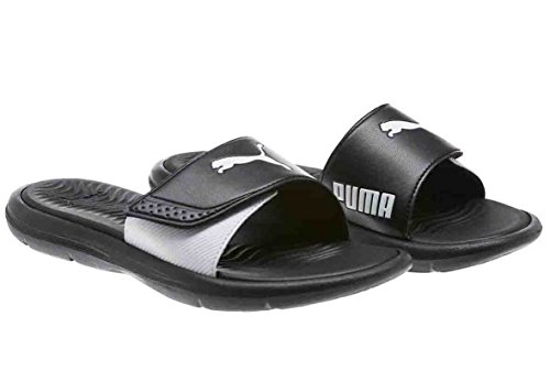 PUMA Ladies Slide Sandal (7, Black)