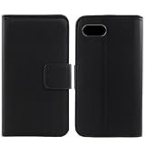 Gukas Design Genuine Leather Case for Maze Alpha X 6' Wallet Premium Flip Protection Cover Skin Pouch with Card Slot (Black)