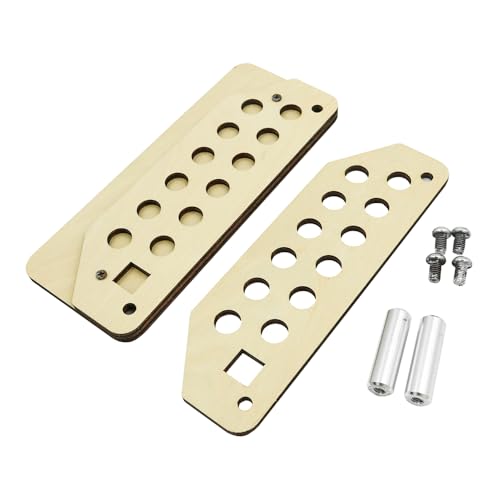 Alnicov Wood Carving Storage Rack Craft Tools Multi Hole Holder Organizer Stand for Woodworking Arts Woodwork Beginners