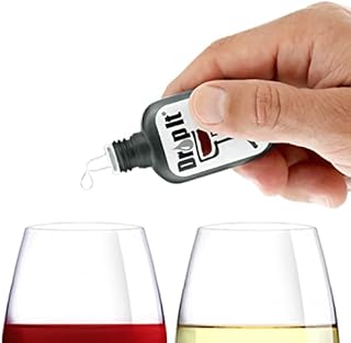 The Original Drop It Wine Drops, 2pk- USA Made Wine Drops That Naturally Reduce Both Wine Sulfites and Tannins- Can Eliminate Wine Sensitivities, Wine Allergies and Histamines- A Wine Wand Alternative