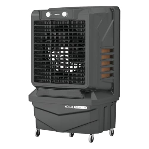 Image of Havells KoolTitan 135L Premium Commercial Air Cooler | Dual Flow Technology | Powerful Air Delivery | Metal Blade Fan | Honeycomb Pads with Bacteria Shield | Auto Fill | Heavy Duty Cooler