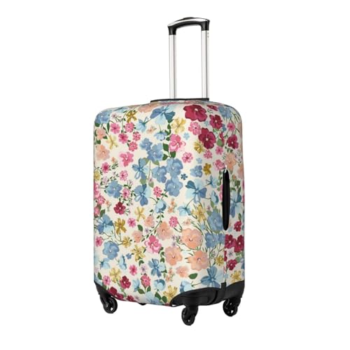 Trendy Floral Design Luggage Cover Washable Elasticated Luggage Covers for Suitcase TSA Approved Stylish Scratch Resistant Luggage Case Protector2