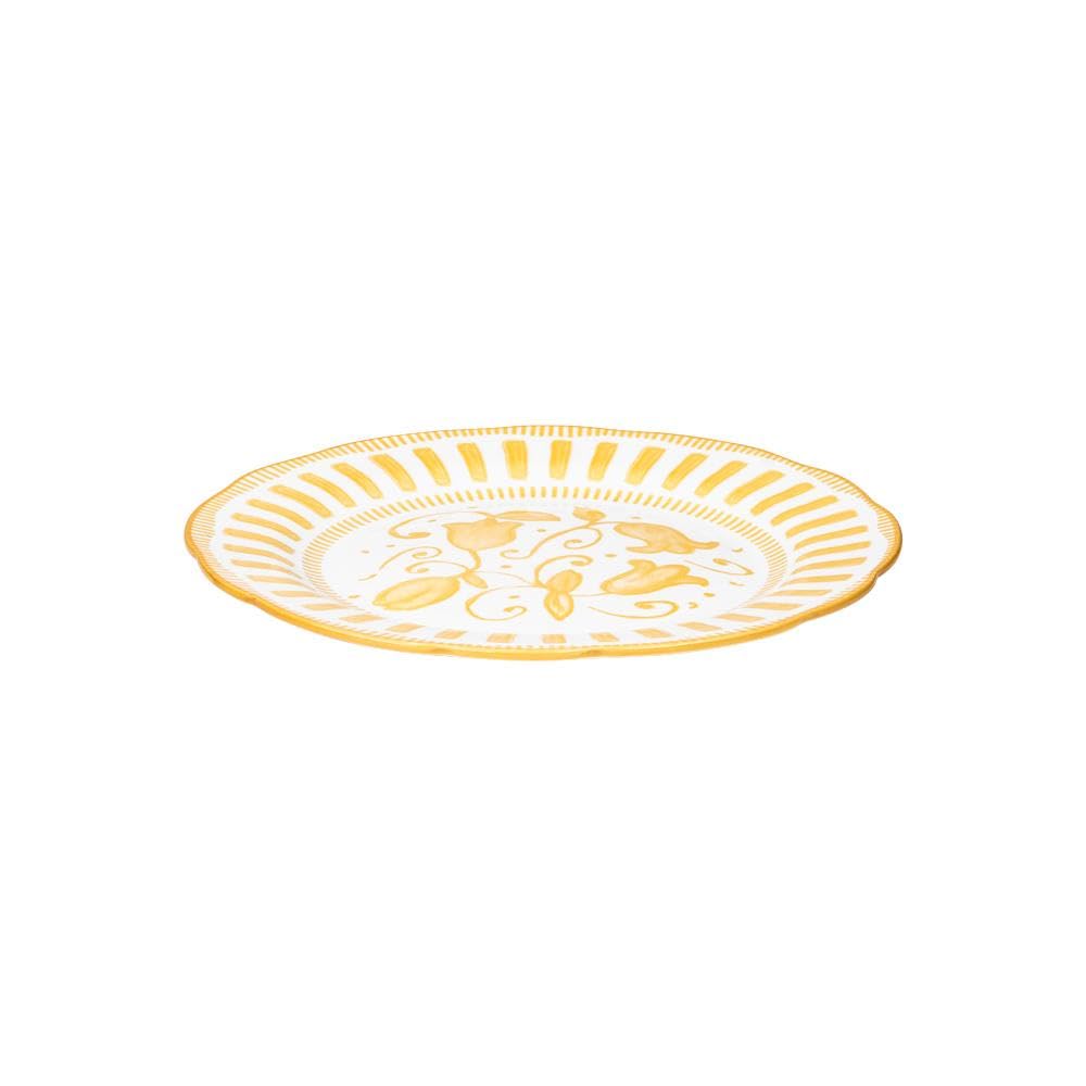 Table Passion - Assiette à dessert Napoli jaune 21 cm (lot de 6)