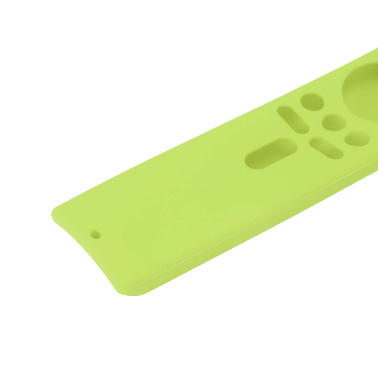 Funda de Silicona Ligera a Prueba de Golpes para Mando a Distancia para Mi Box S 4K, Mi TV Stick con Funda de Silicona, Funda Protectora Antideslizante (Verde Luminoso)