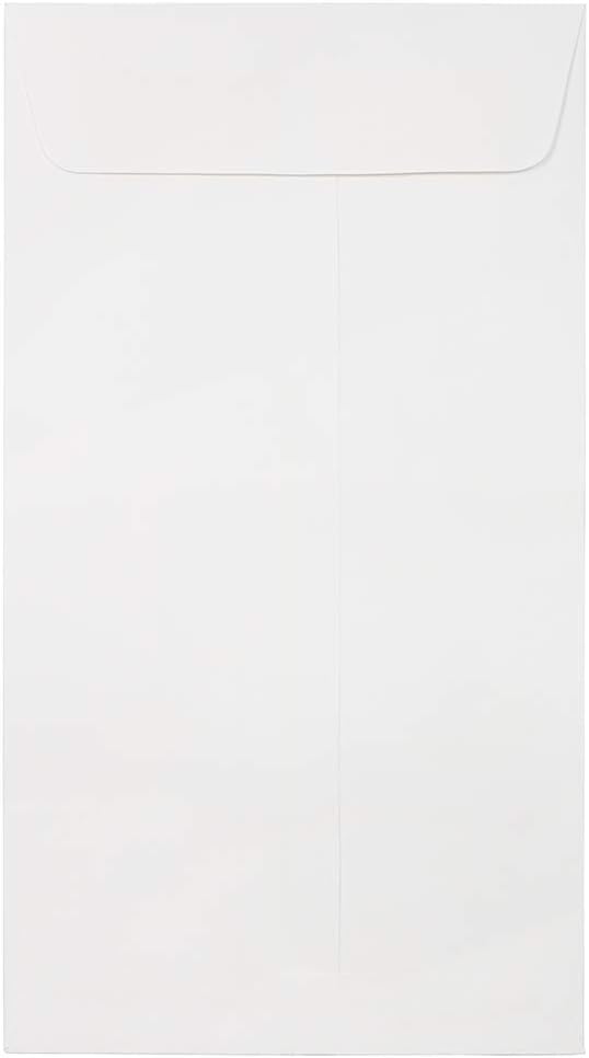 JAM PAPER #16 Policy Commercial Envelopes - 5 7/8 x 12 - White - 100/Pack