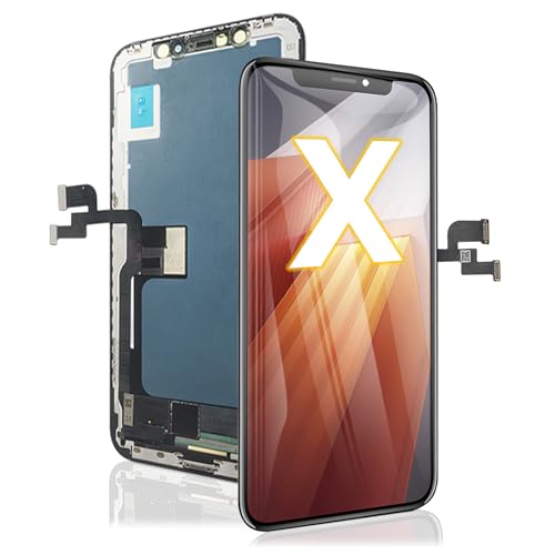 LMQ for iPhone X10 Screen Replacement 5.8 inch Wholesale COF Touch Screen Digitizer Full HD LCD Display Assembly with Waterproof Adhesive for A1865 A1901 A1902(Only iPhone X LCD ScreenNO Tools Kit)