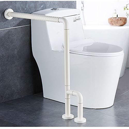 Pasamanos de ducha para discapacitados de pared amarillo con patas 2