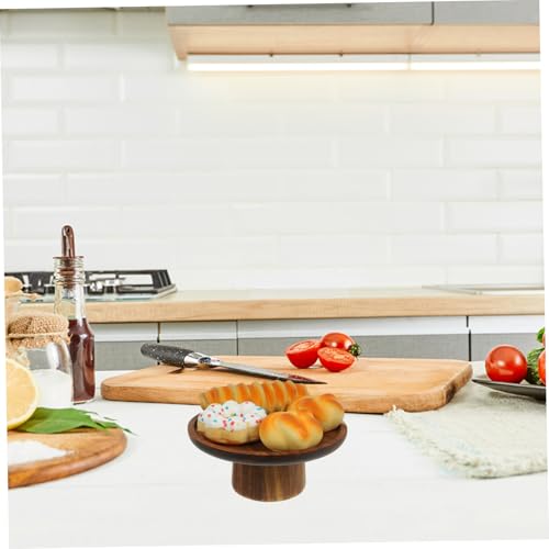 Plateau bois massif stable anti-basculement pour servir vos fruits et desserts sans risque