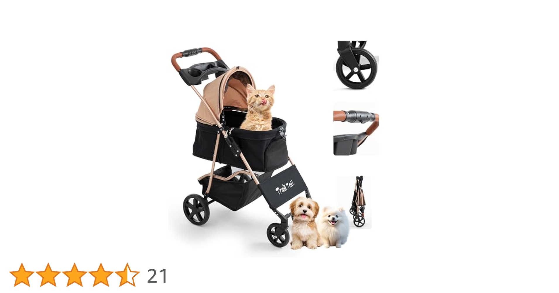 TRAIL TAIL ペットカート 犬用ベビーカー Amazon.co.jp: TRAIL TAIL ペットカート 犬用ベビーカー 小型犬