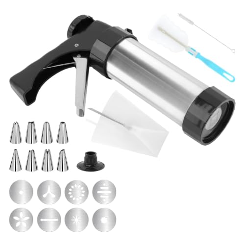 Churro Maker Kit, Stainless Steel Churrera with Easy‑Press Handle