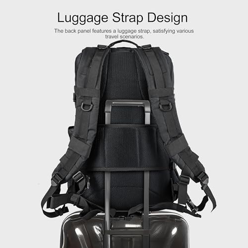 Image of LHI Tactical Military Backpack for Men and Women 25L /35L Army Assault Pack Bag Small Rucksack with Bottle Holder