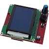 3D Printer Reprap Smart Controller with Smart Controller Board and Cable 12864 LCD Display for 3D Printer RAMPS 1.4