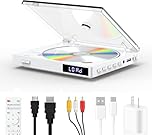 SHIWAKOTO Mini DVD Player for TV, Support HDMI/RCA/USB/Disc, HD DVD Players All Region Free Small Compact