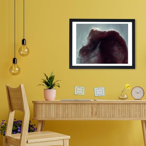 Affiche encadrée Télescope Hubble Tête de cheval Spiffing Prints - 2