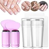 El paquete incluye: 4 estampadores de uñas y 4 raspadores. Puede ayudarte a crear un hermoso arte de uñas.