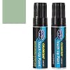 Half-Ounce Jar for Chrysler Laser Automotive Touch-up Paint - Light Green Metallic Clearcoat G50/PGB/GB - Value Package