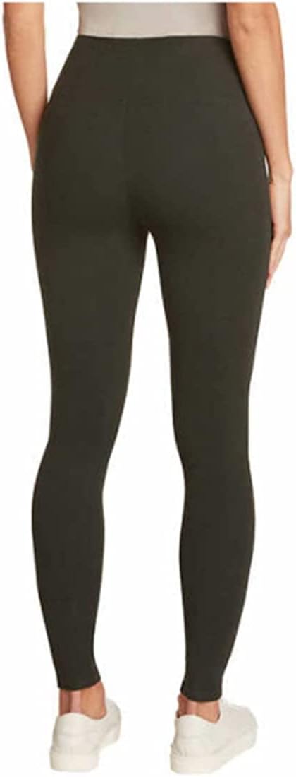 Max & Mia Womens High Waist French Terry Legging (US, Alpha, Small, Regular, Regular, Dark Olive) - Image 4