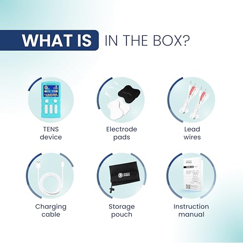 Image of UltraCare PRO TENS 1.0 (QUAD) - TENS Machine for Physiotherapy - Joint & Muscle Pain Relief - 25 Modes 50 Intensity Levels - Rechargeable - Dual Channel - Travel Friendly - Portable & Lightweight