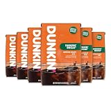 Dunkin’ Decaf Medium Roast Ground Coffee, 18 Oz. Bags (Pack of 6)