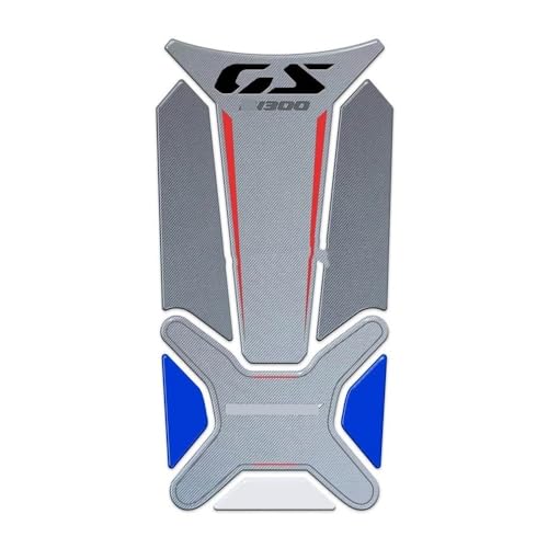Tapis de réservoir pour R1300GS 2024 protection latérale en résine bleue