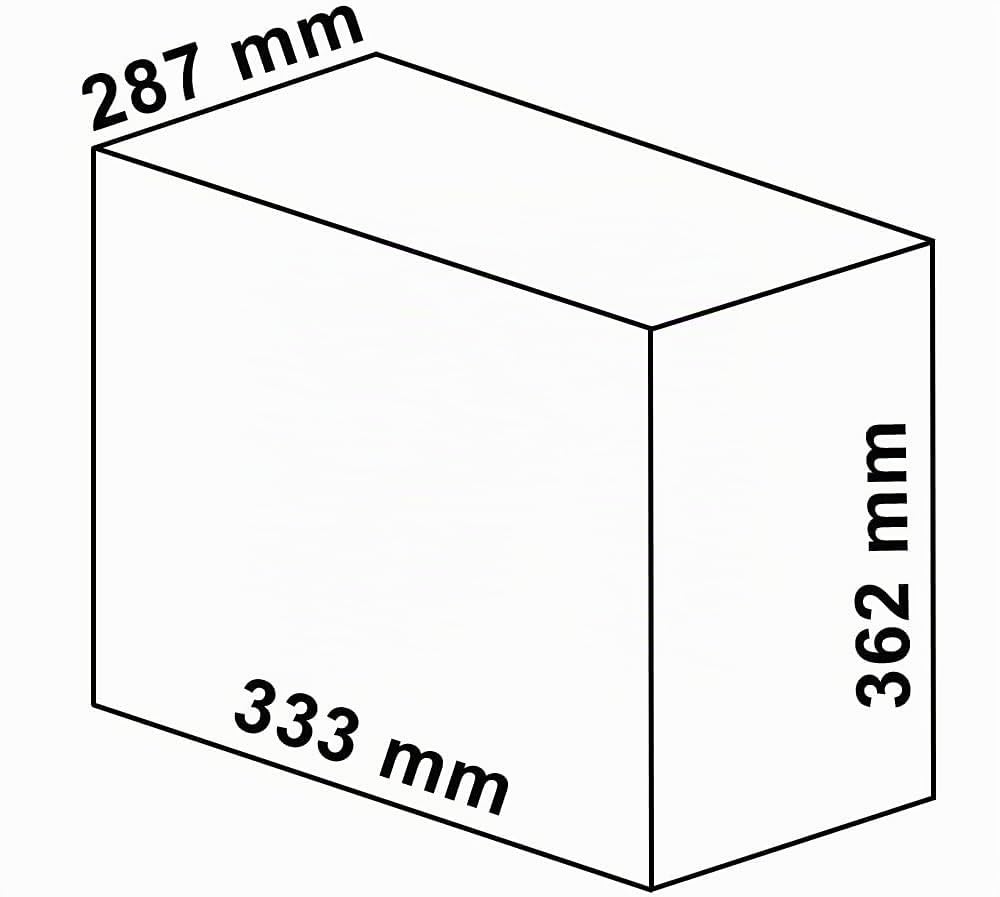 EKOTECH 90134610 - Pattumiera “Aladin”, 16 litri, estraibile, 1 pezzo