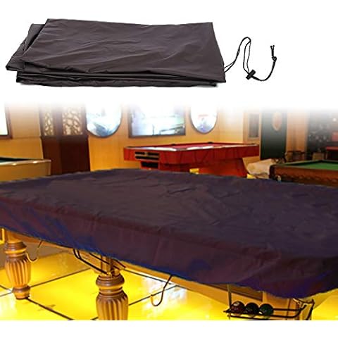 GEBIN 8 Ft Abdeckplanen Für Billardtische, Billard Tischabdeckung Billardtischabdeckung Snooker Waterproof Abdeckung Gartenmöbel Abdeckung Für Billard, Snooker (8Ft-245 * 140 * 20cm) Cover